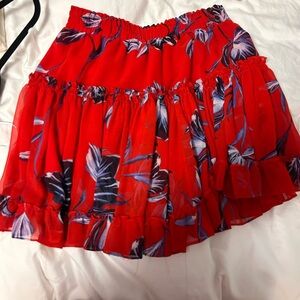 Red Misa Los Angeles skirt flora